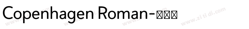 Copenhagen Roman字体转换 Copenhagen Roman字体转换